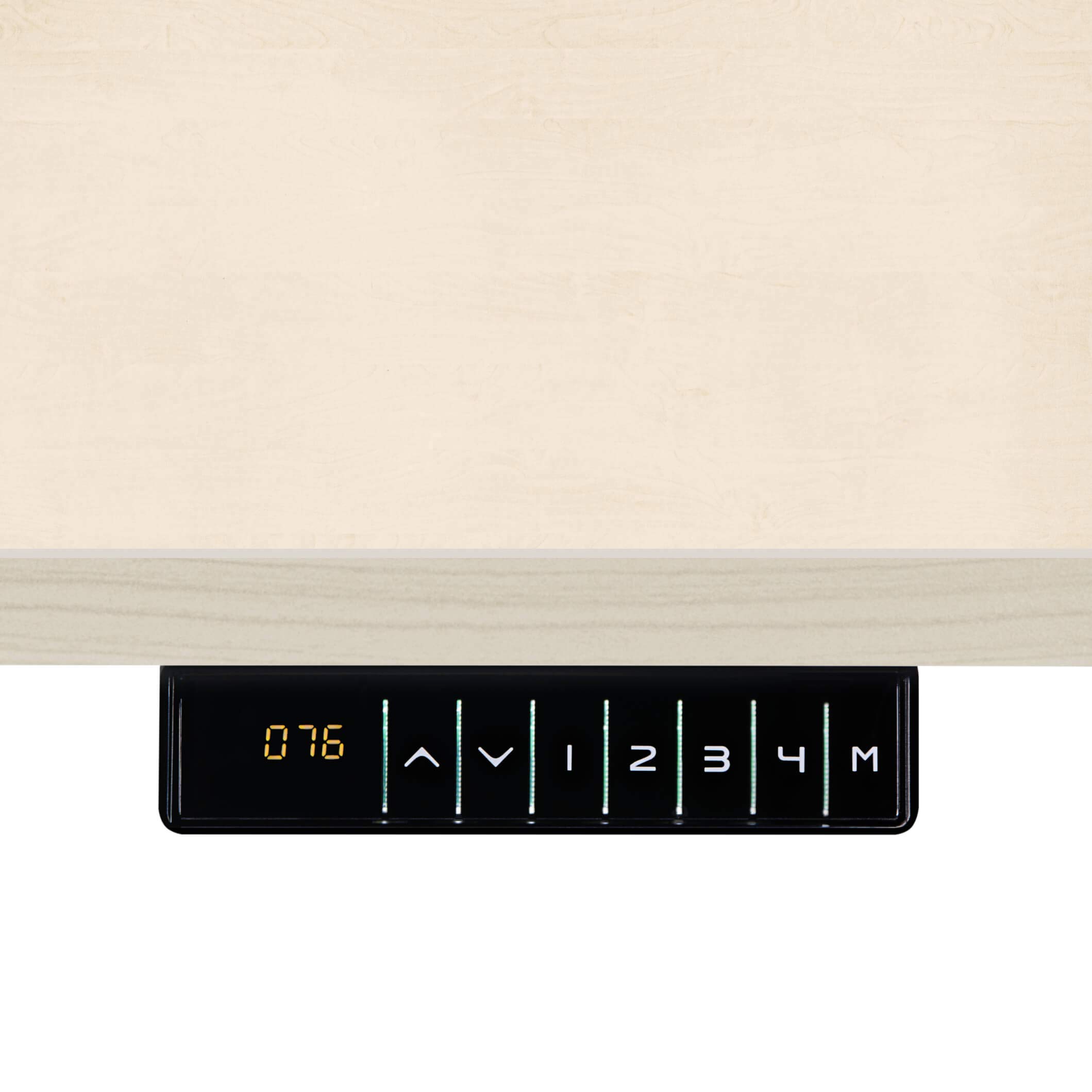 Weber Büro TELDRA biurko kątowe 1800 x 1600 mm, elektryczna, z regulacją wysokości, klon, kolor stelaża: czarny, orientacja kąta: prawy