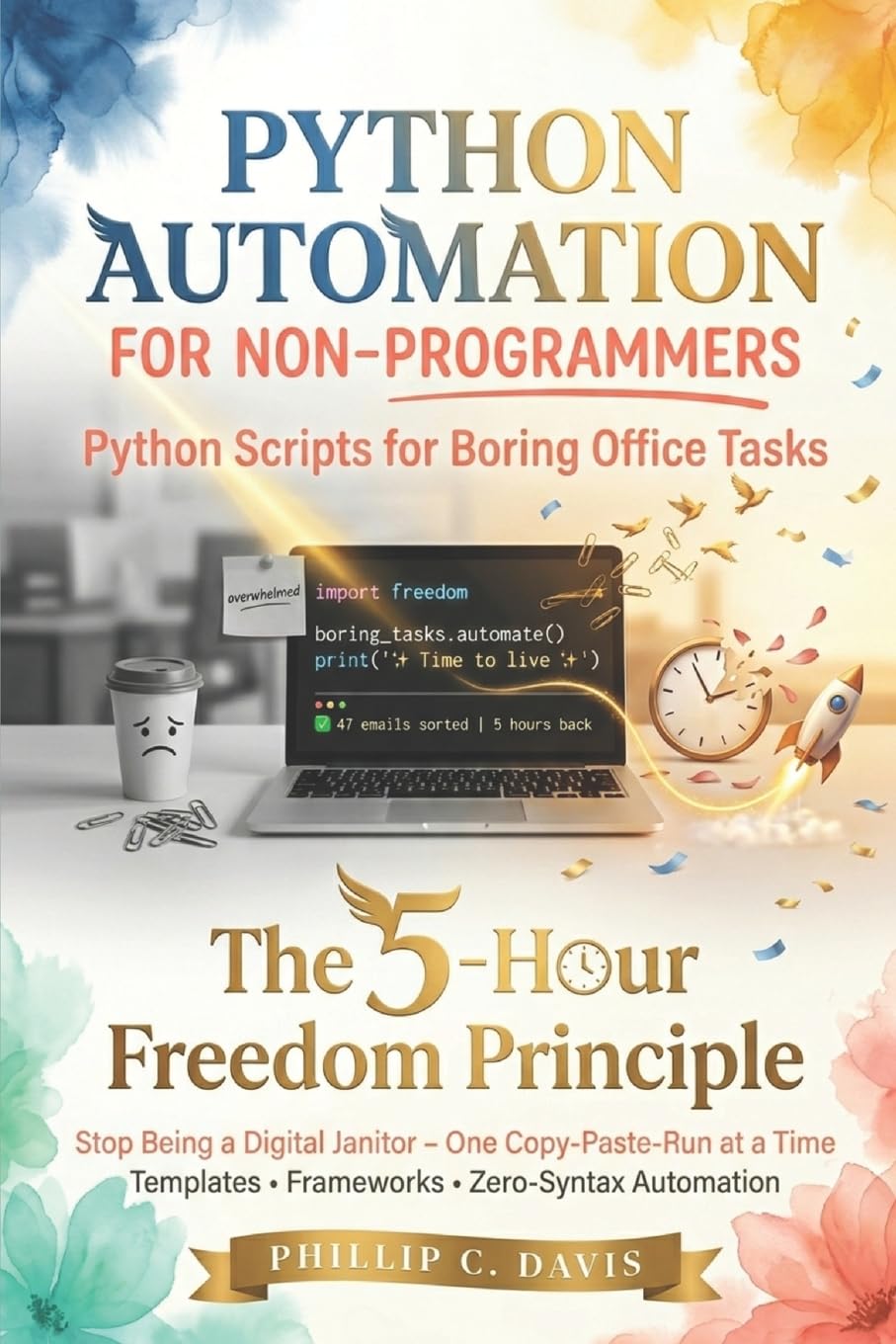 Python Automation for Non-Programmers: Python Scripts for Boring Office Tasks. The 5‑Hour Freedom Principle Stop Being a Digital Janitor – One Copy‑Paste‑Run at a Time