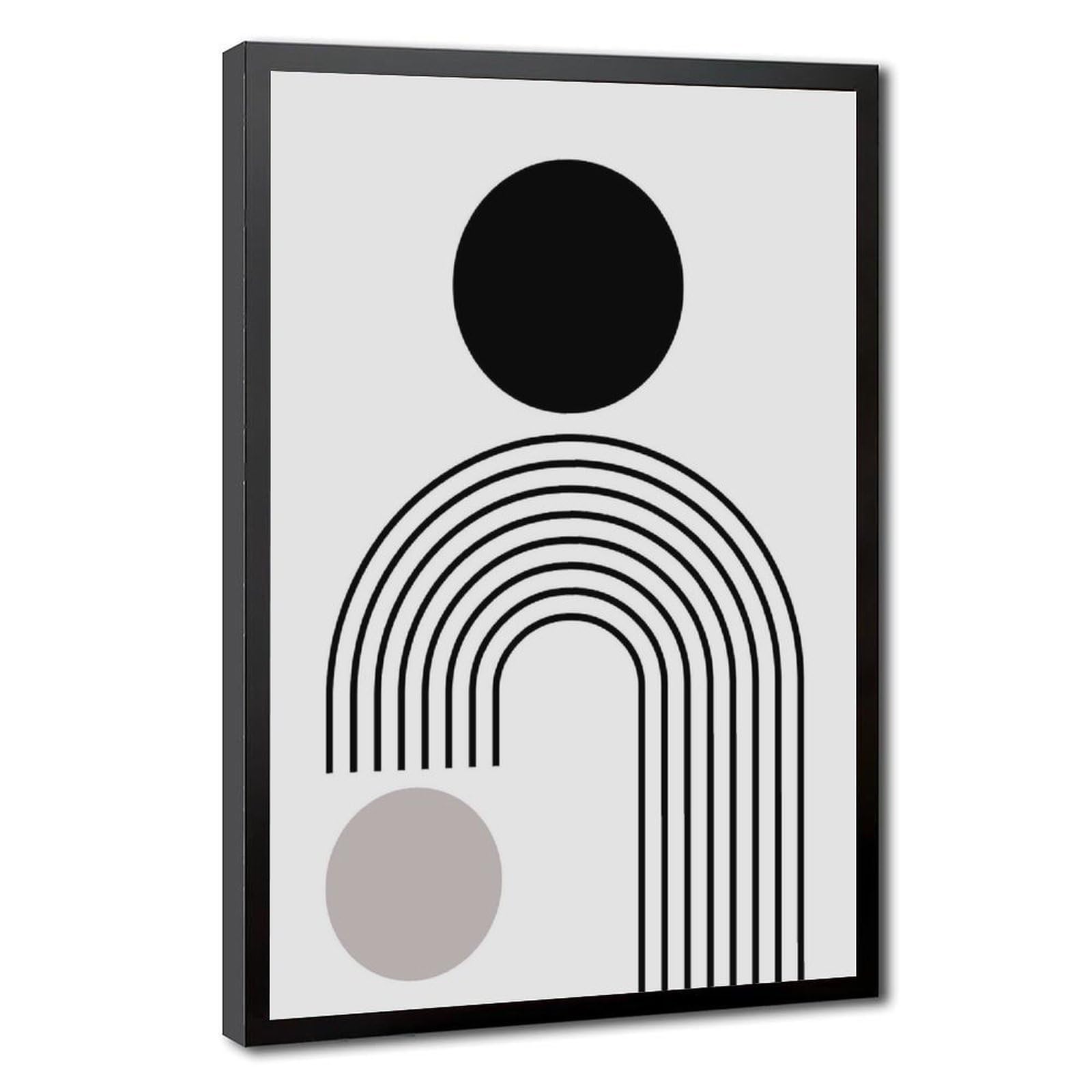 Bareronor Modern Beige Canvas Poster Bedroom Decor Landscape Office Room Decor Gift 20" L X 30" W
