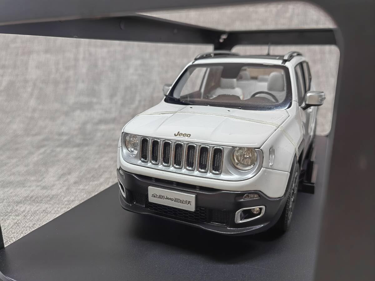 ミニカー 1/18 ジープ レネゲード Jeep Renegade ホワイト Amazon | Jeep 1/18 ミニカー 白 ジープ レネゲード | ミニカー