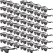 Frienda 60 Pairs Vintage Sunglasses Black Classic Sunglasses Plastic Retro Style Eyewear for Party Accessories Women and Men Favors