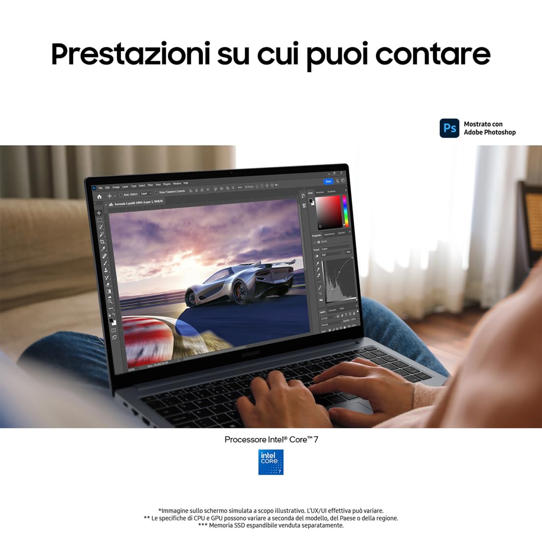 Samsung Galaxy Book4, 3 anni di garanzia, Processore Intel Core 7, 16GB RAM, 1TB, Laptop 15.6" LED IPS Full HD, Windows 11 Home, Gray [Versione Italiana]