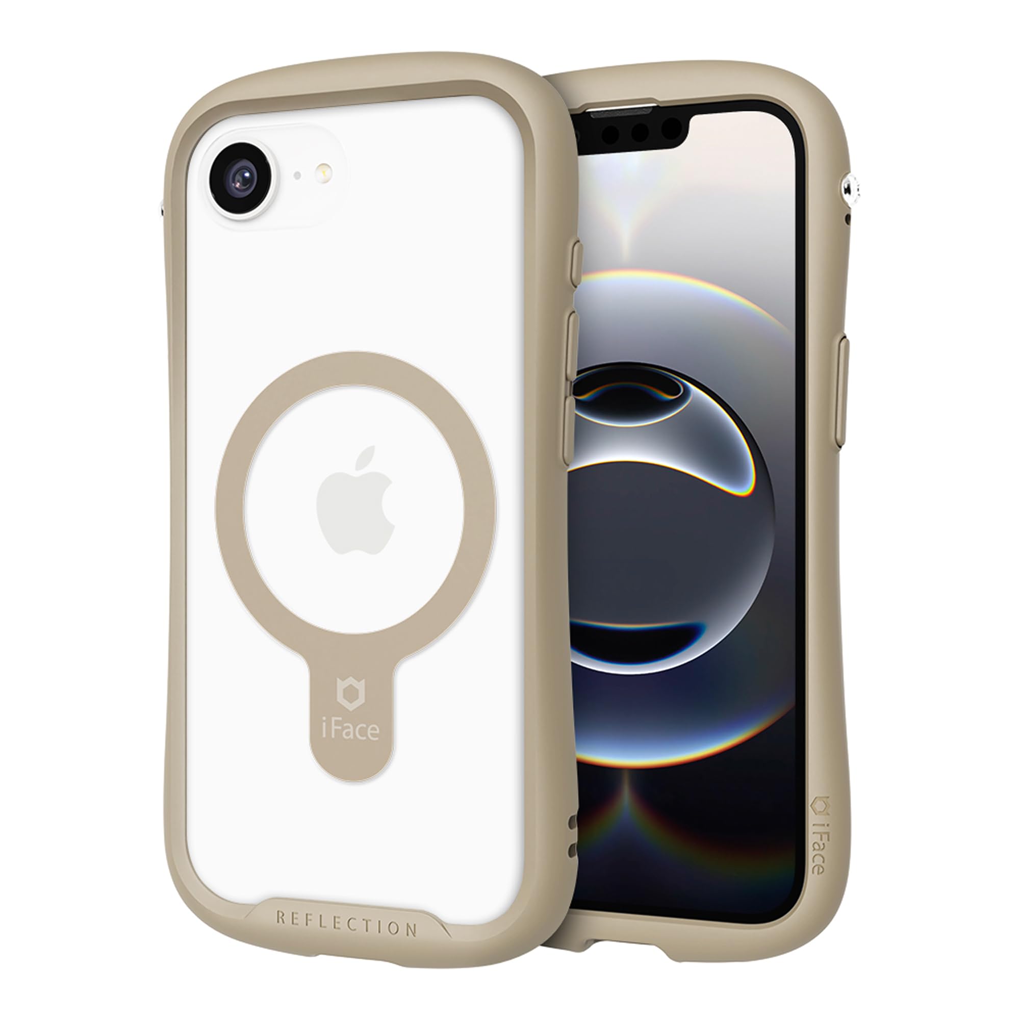 Coque transparente iPhone 16e iFace compatible MagSafe verre trempé - 8