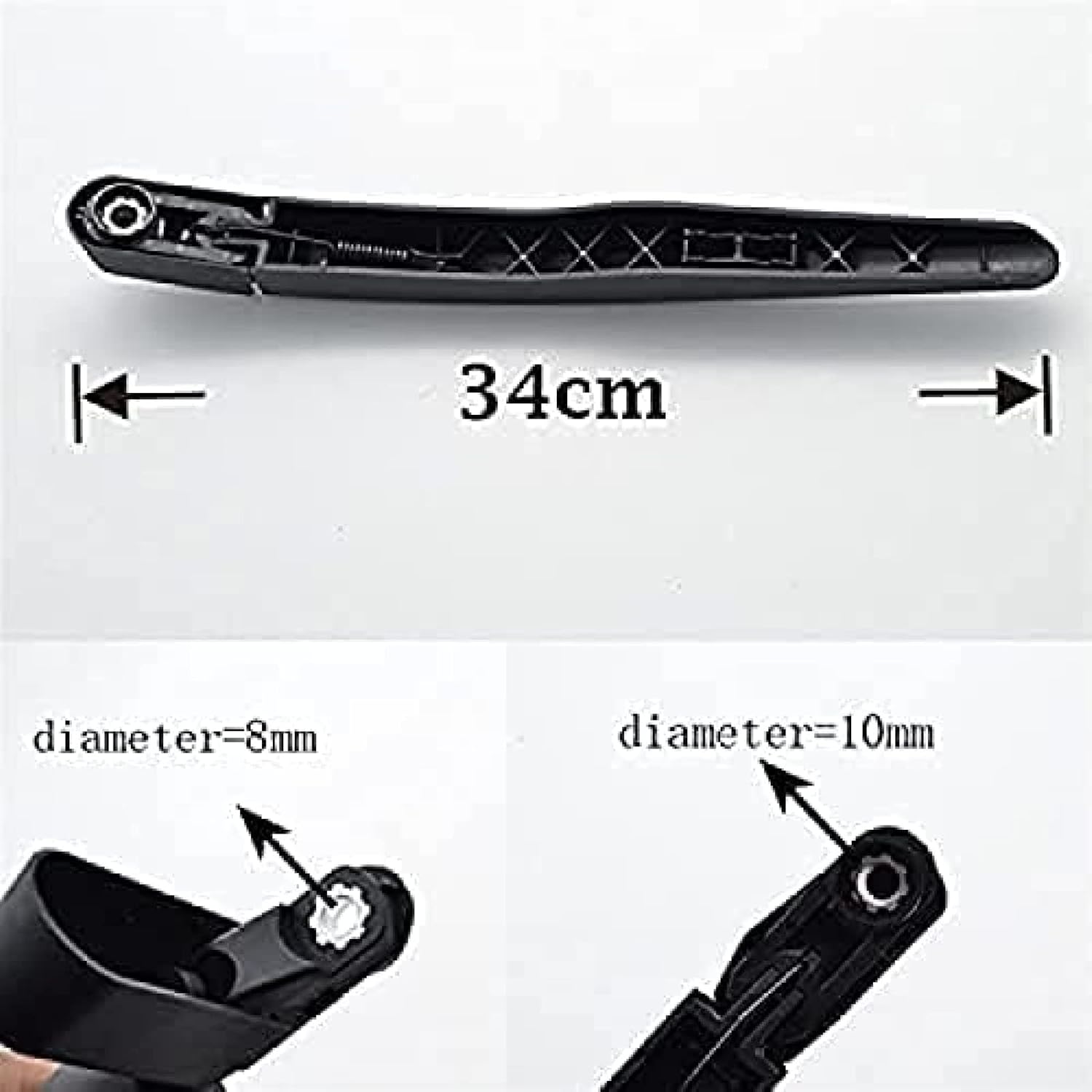 Car rear windshield wiper kit 11" For Ecosport II MK2 2017-2018 2019-2021 Back wiper blade washer