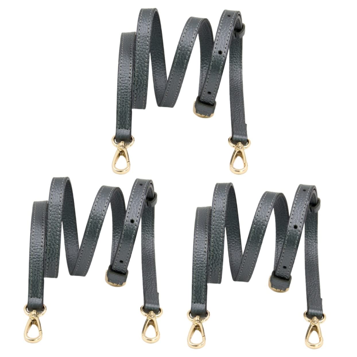 3stücke Verstellbarer Schultergurt Für Taschen Mit Goldenen Schnallen Als Ersatzriemen Für Handtaschen Und Umhängetaschen