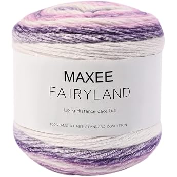 maxee gradient yarn 100 g 250 mete cupcakes bobbel multicolored gradient crochet yarn hand knit crochet cotton knitting yarn for jumper hats