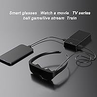 Vista 2 de Gafas 3D VR, gafas inteligentes VR gafas de realidad aumentada 4K 3D Gaint pantalla miopía gafas portátiles VR gafas de realidad virtual