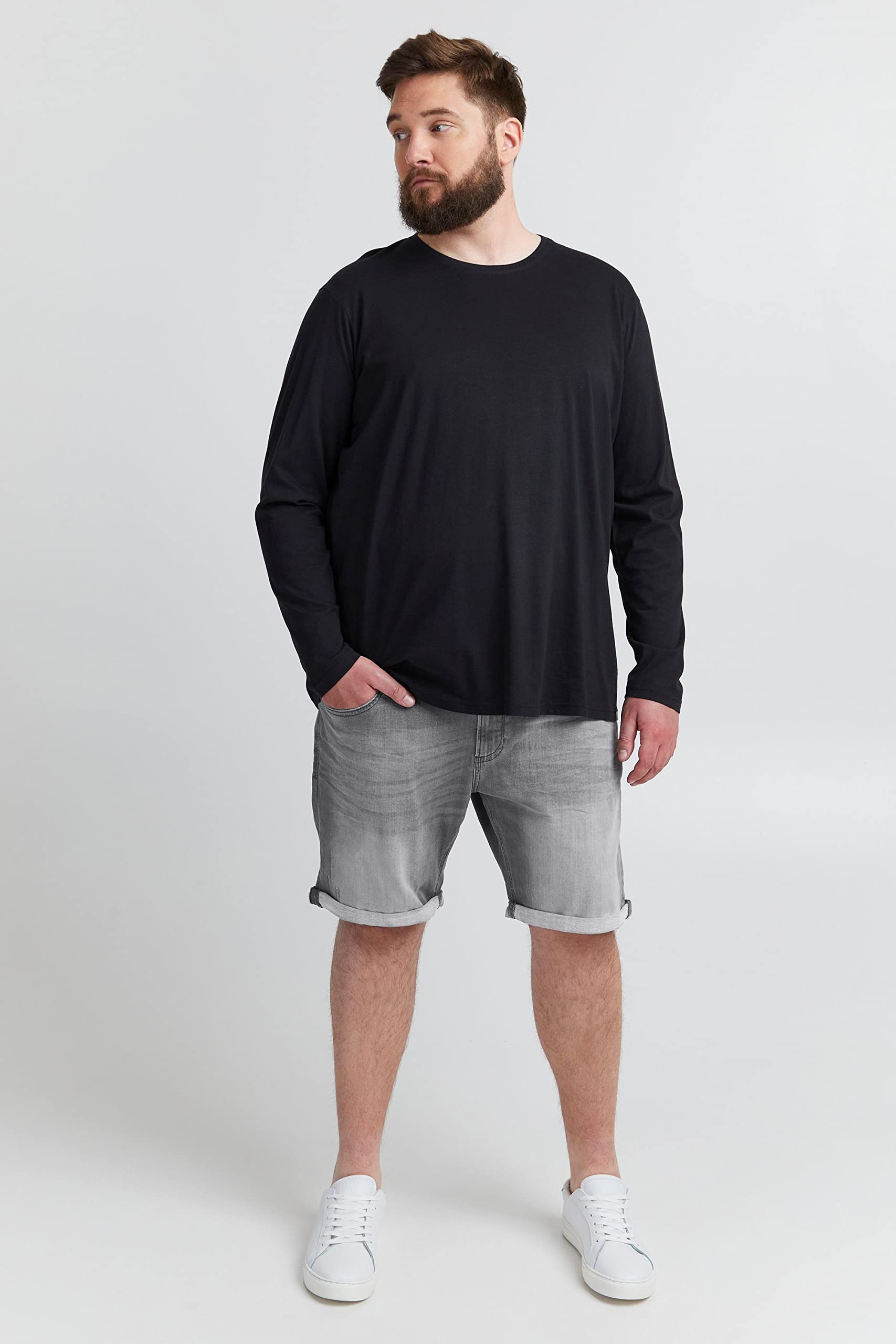 Blend BHBGrilitsch Herren Jeans Shorts Kurze Denim Hose Big&Tall