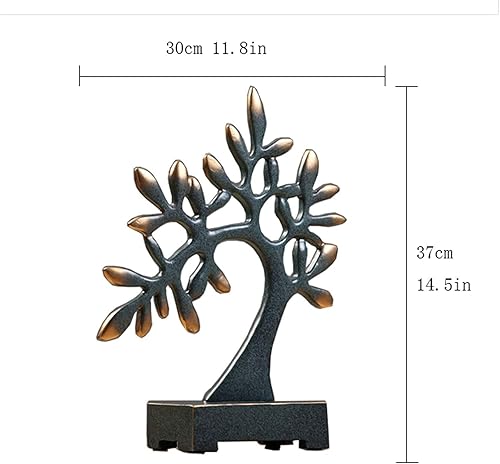 Miniatura 2 de SHUTING2020 Estatua de Feng Shui china, adorno de árbol de escultura de regalo, árbol natural del amor, decoración del hogar para la riqueza y la