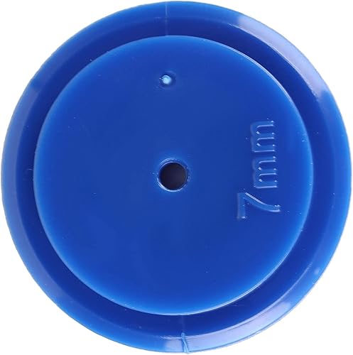 Miniatura 8 de Juego de 4 ruedas de trazado de 4 tamaños, juego de marcadores de admisión de costuras de diferentes tamaños, rueda de trazado de retazos redondos