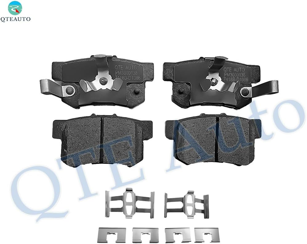 PM Auto Rear Ceramic Brake Pad Compatible With 2005-2016 Honda CR-V