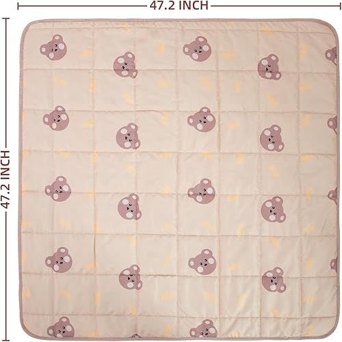 Miniatura 4 de Tapete acolchado para tienda de campaña para niños, tapete antideslizante para actividades para bebés, tapete de juego tipi para bebés y niños