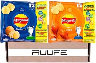 Papas Margarita (24 pack) Crunchy Potato Chips Chicken & Natural Flavor Papitas Margarita de Pollo y Natural mecato Colombiano Colombian Snacks Colombians chips
