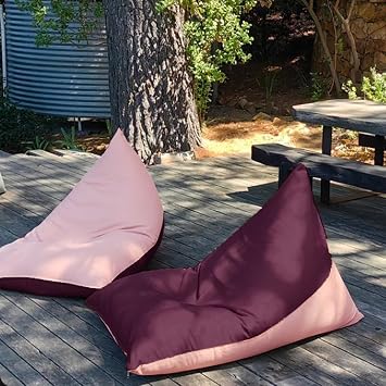 Outdoor Beach ChairNo Fillers Bean Bag Chairs Cover For Adults Outdoor Oxford Bean Bag Cover For Pool Lounge Chair Garden Beach Camp Beanbag Sofa Bed Puff SalonBrown
