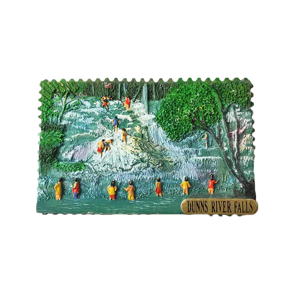 Wedarego Dunn River Falls Jamaica 3D Refrigerator Magnet Tourist Souvenirs Resin Magnetic Stickers Fridge Magnet Home & Kitchen Decoration From China