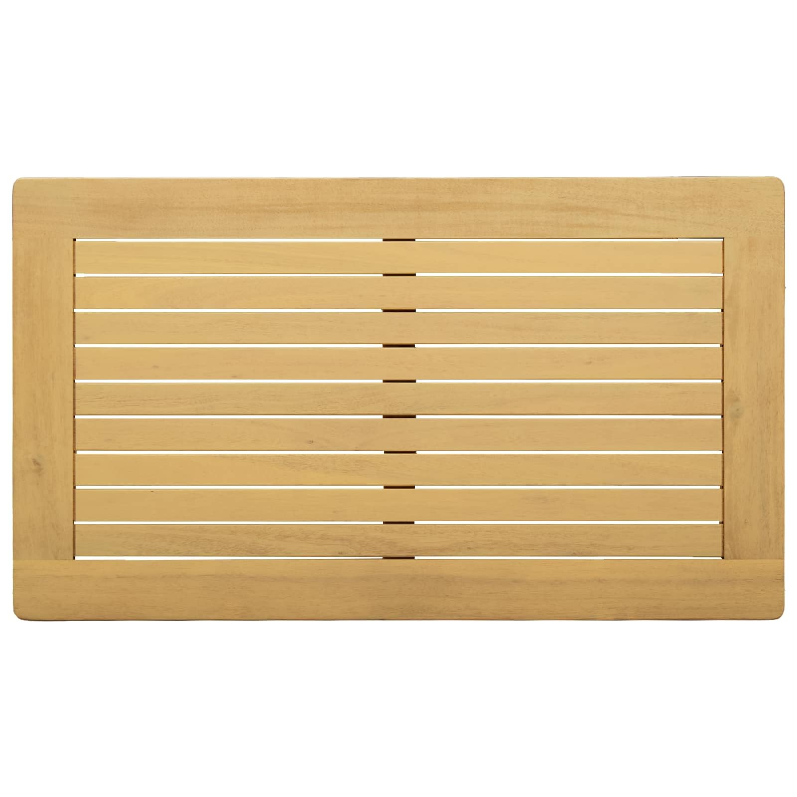 vidaXL Tavolino da caffè Acacia Clara 70 x 40 x 36 cm, Ritiro in giardino, Fascino rustico, recinzioni durevoli, caratteristiche senza tempo, sentieri beige, Fiori, arbusti e Sedili accoglienti nella