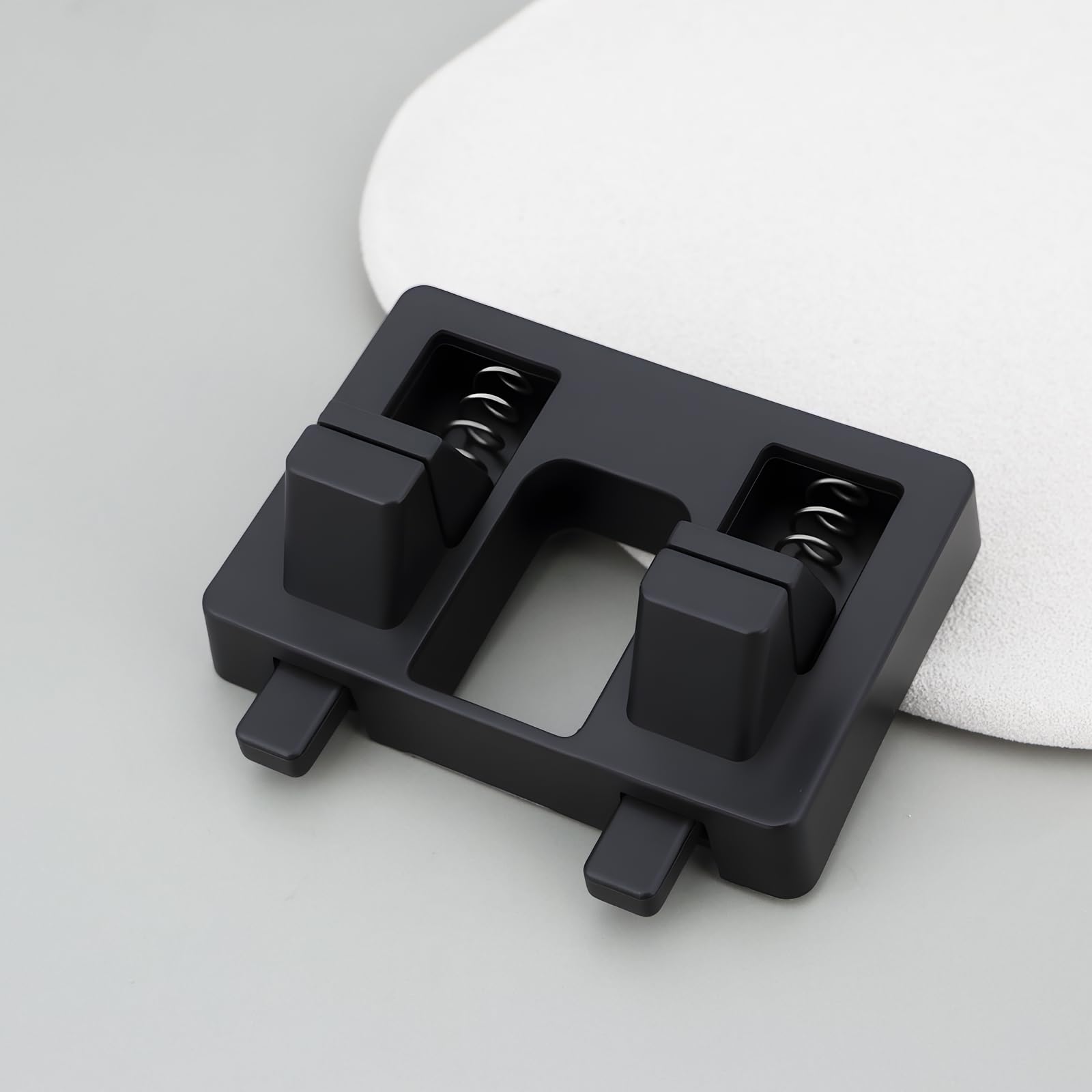 4 soportes para cables de soldadura ABS con abrazadera de resorte, herramienta de fijación de alambre