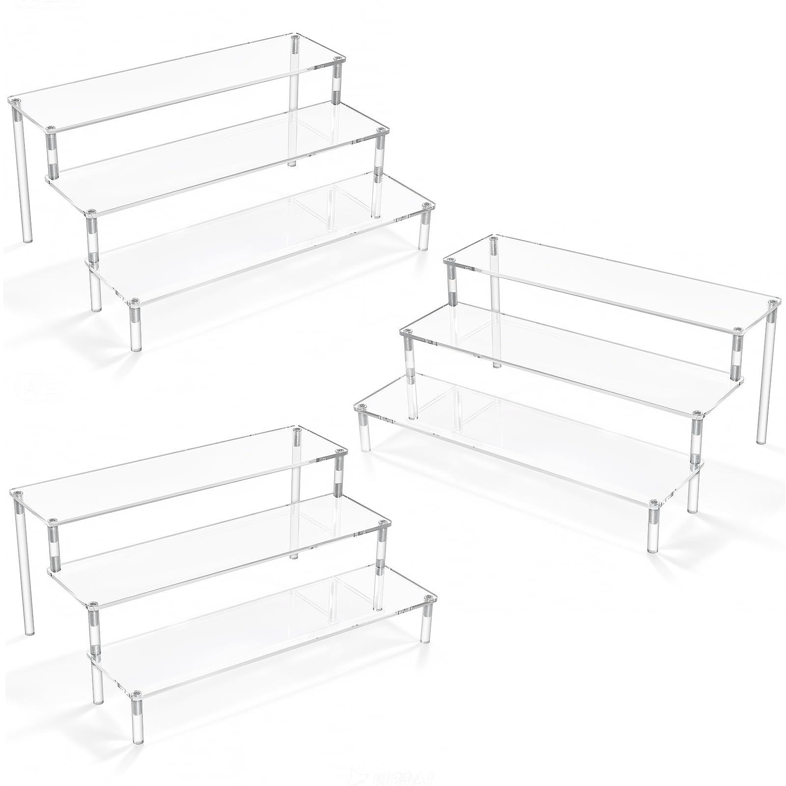 Amazon.com: AZEAM Acrylic Display Risers,Clear Acrylic Risers
