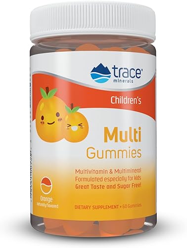 Trace Minerals Gomitas múltiples para niños - Gomitas naranja 60