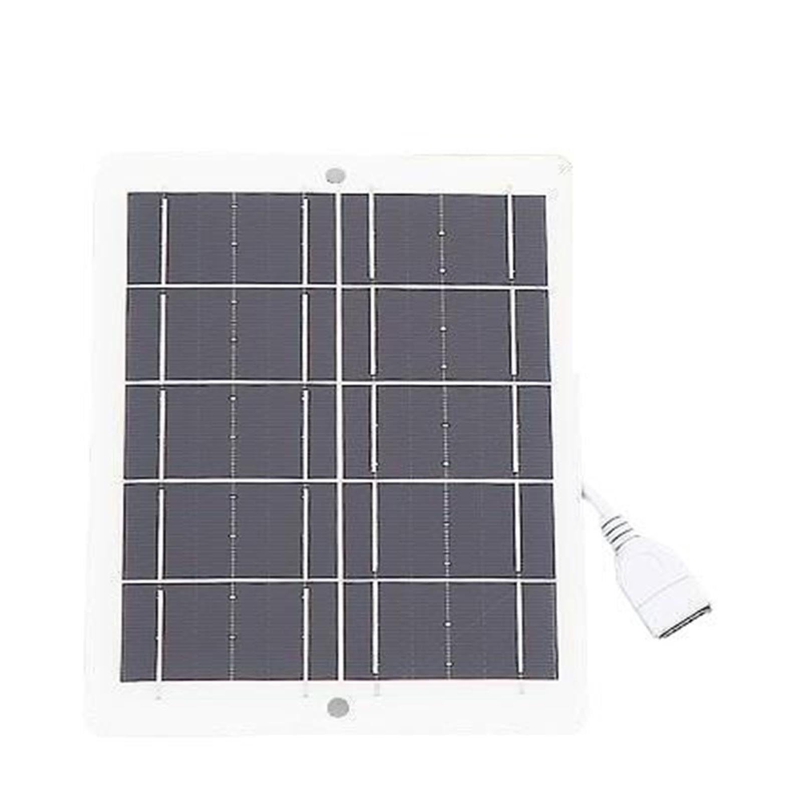Panneau Solaire En Silicium Monocristallin 5V 3W for Urgence Extérieure