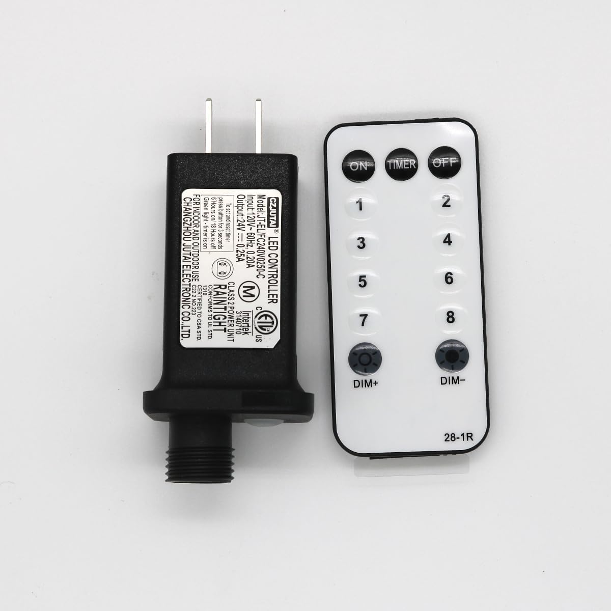 8 Mode Light LED Transformer 24V LED Controller Class 2 Power Supply, Low Voltage Transformer US Plug Adapter Replacement for String Light, not Fit for 8 Mode with Control Box and 1 Mode String Light image 5