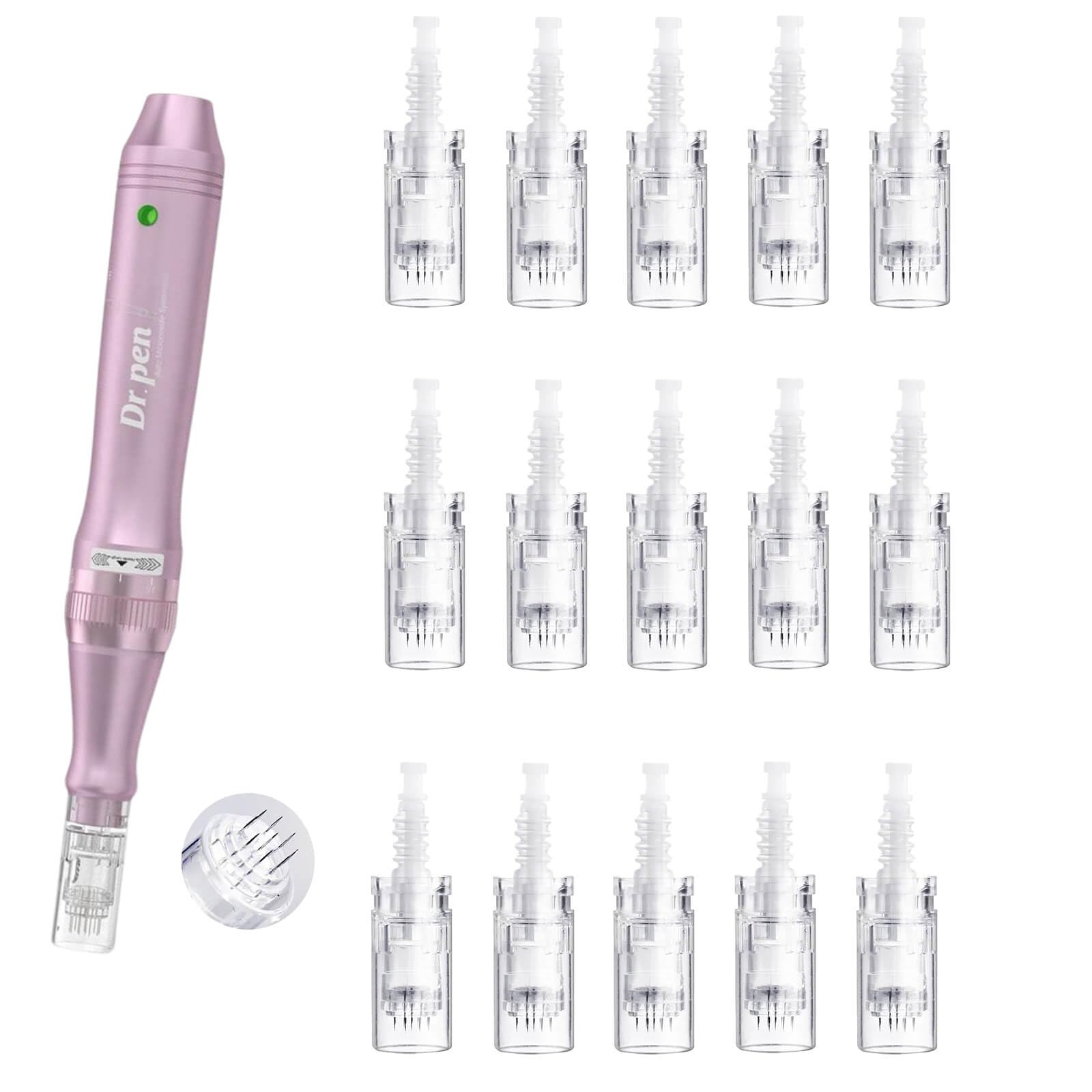 9 Pins Replacement Cartridges for Dr. Pen M5 M7 N2 E30 – Single-Use Beauty Tool Tips, Hygienic Cartridges for Smooth, Radiant Skin Care, Compatible with Dr. Pen M5 M7 N2 E30 (9 Pin, 15 Pack)