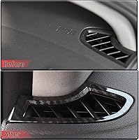 Vista 4 de Marco decorativo de panel de aire acondicionado lateral para consola central, 2 unidades, para Acura TLX 2015-2020, accesorios interiores de ABS