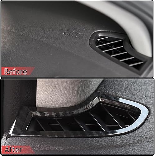 Miniatura 4 de Marco decorativo de panel de aire acondicionado lateral para consola central, 2 unidades, para Acura TLX 2015-2020, accesorios interiores de ABS