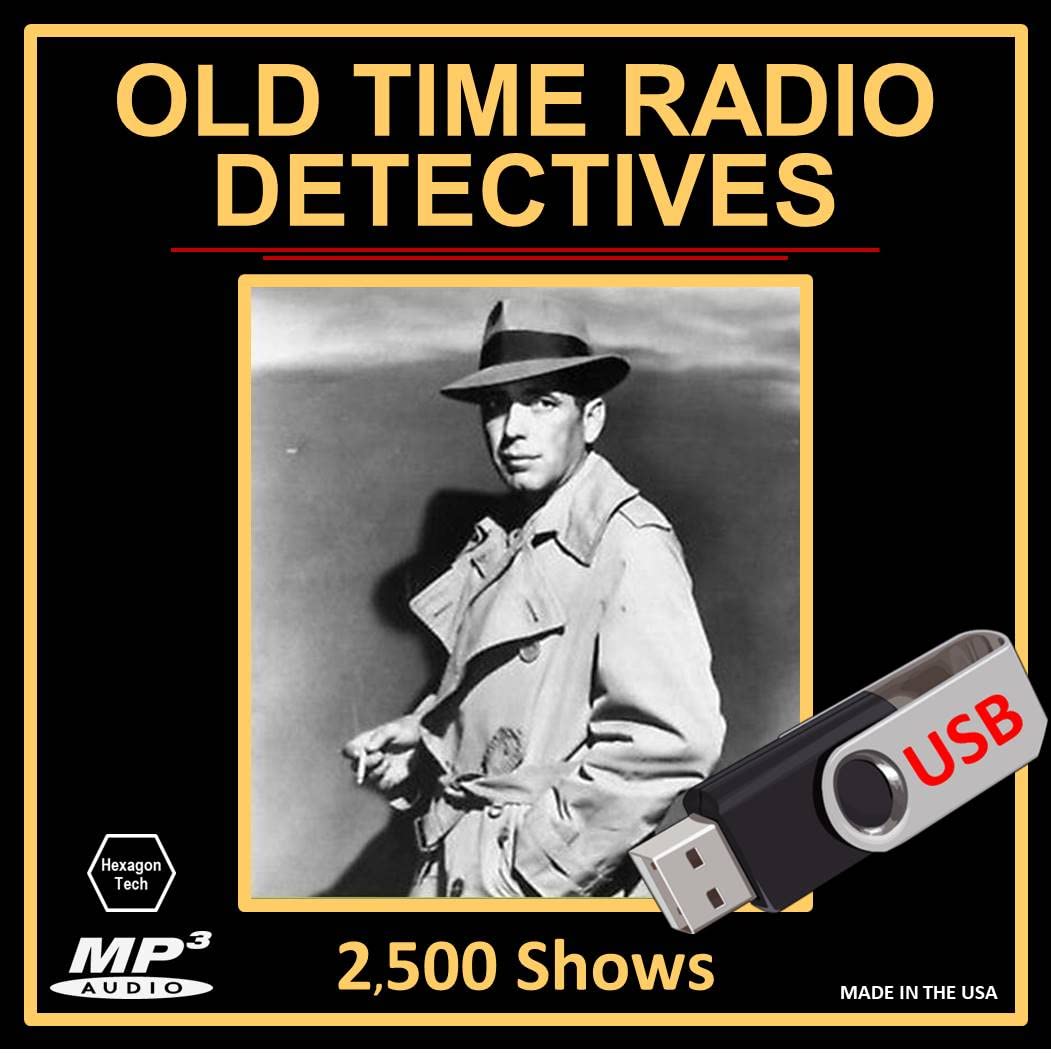 Collection of 2,500 Best Old Time Radio Detective Shows in