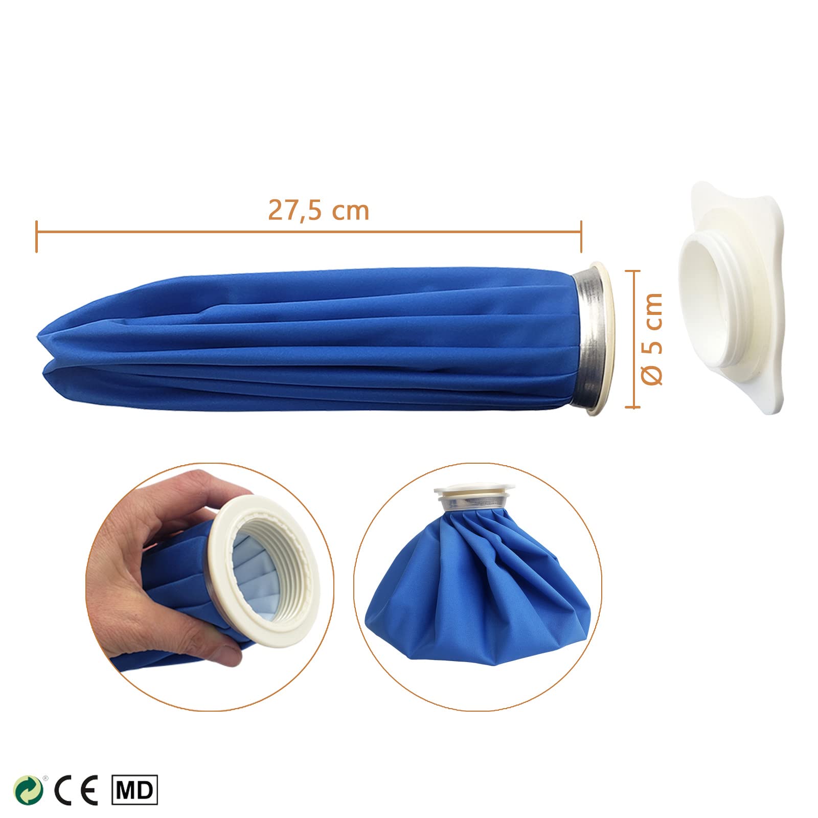 Pulpo de Neopreno - Bolsa de Agua+ Pulpo/Sujeción de Neopreno - Esguinces - Envoltura tobillo Frio