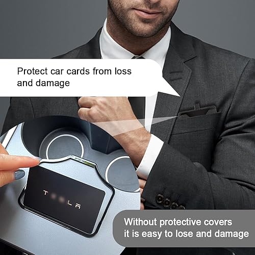 Miniatura 5 de Funda protectora para llaves con llavero, funda de cuero genuino para el modelo 3, modelo Y, modelo S, modelo X