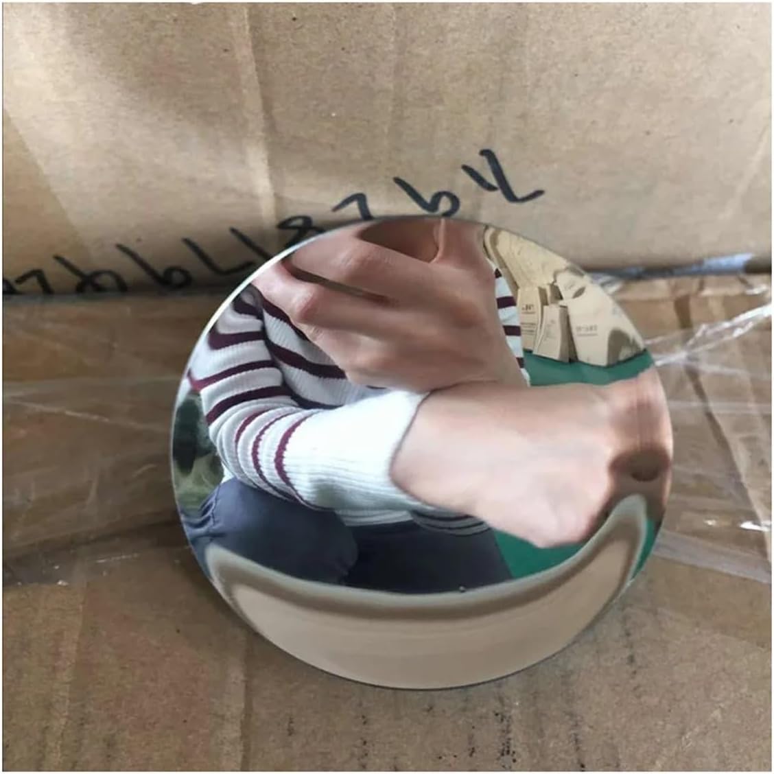 Prisms & Kaleidoscopes 1PCS Plastic Acrylic Parabolic Concave Mirror Minor Sturdy Durable Refrective Reflector Science Classroom Optics Kits (Size : 15cm)