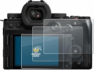 brotect Anti-Glare Glass Screen Protector Matte compatible with Panasonic Lumix DC-S5M2X (3 Pack) - Anti-Scratch 9H Protection Film