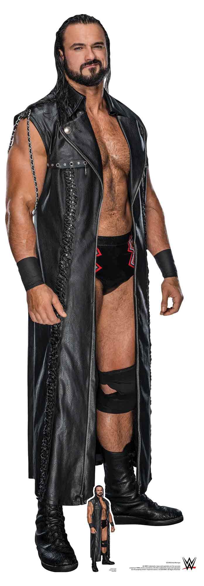 STAR CUTOUTS SC1598 Drew McIntyre WWE Ultimate Edition WWE Figures Party Decorations Lifesize Cardboard with Free Mini Standee