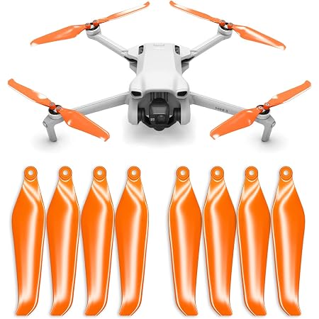Jeu D'hélices DJI Mini 2/Mavic Mini 2 - Lot De 2, Couleur Orange, Marque VEALONO