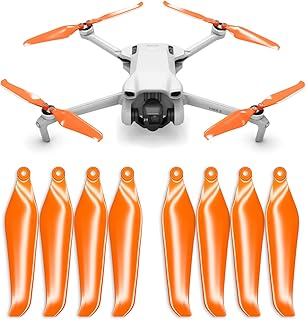 Master Airscrew Stealth Propellers for DJI Mini 3 - Orange, 4 propellers in Set