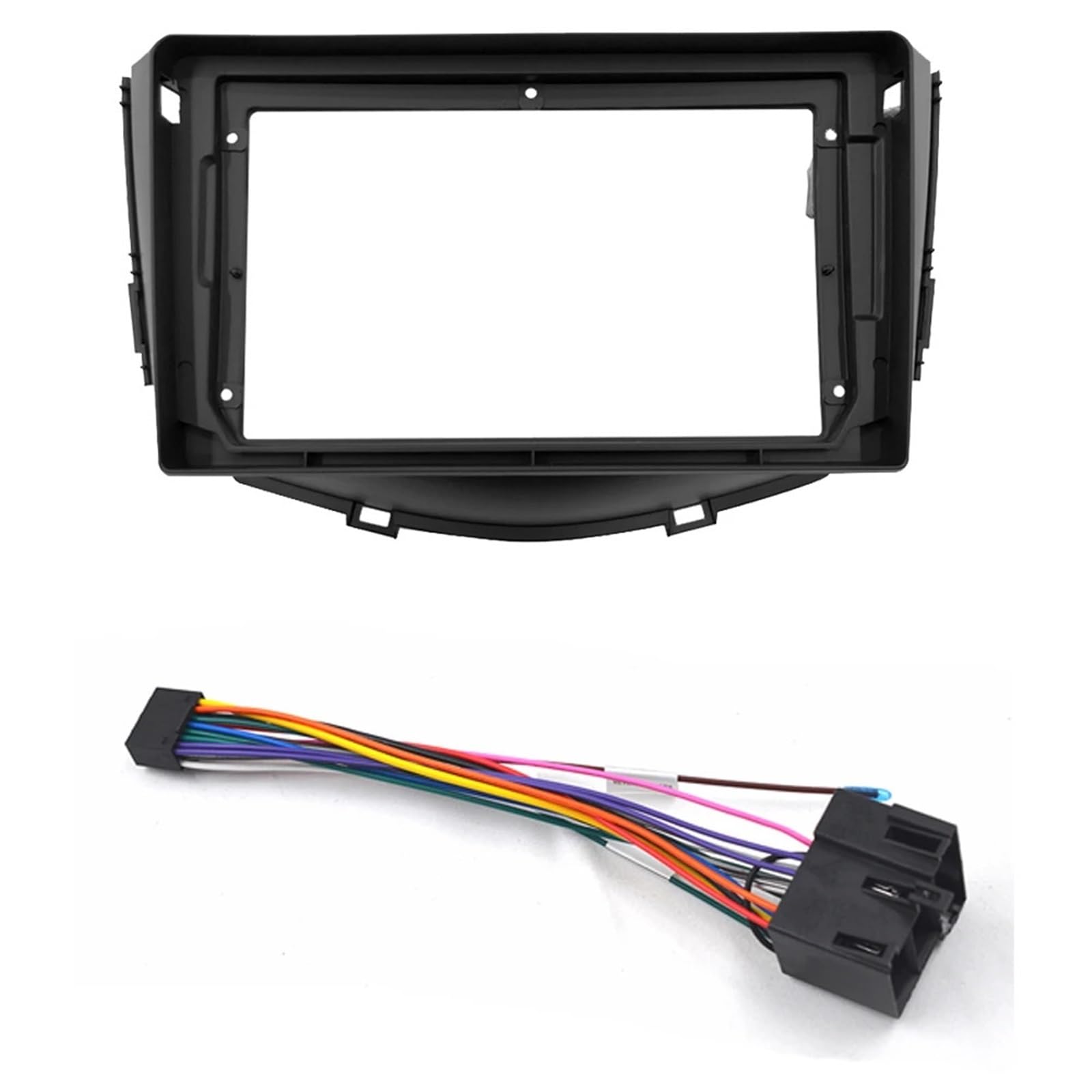 tachometr Pasuje Do LIFAN X60 2011-2019 Zestaw Montażowy Deski Rozdzielczej Rama Montażowa Rama CD DVD GPS Ramka 9 Cali(Frame an cord)