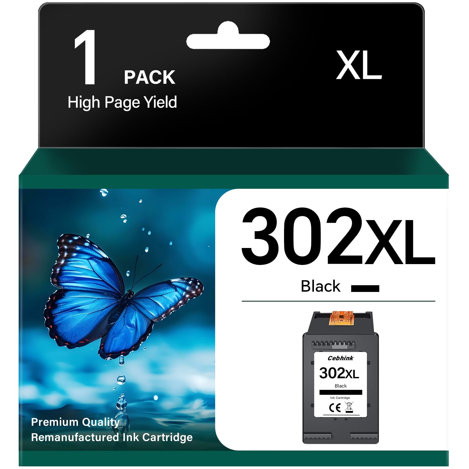WEWANT Remanufactured HP 302XL 302 XL Cartucce D'inchiostro Combo Pack (Nero, Co - Foto 6
