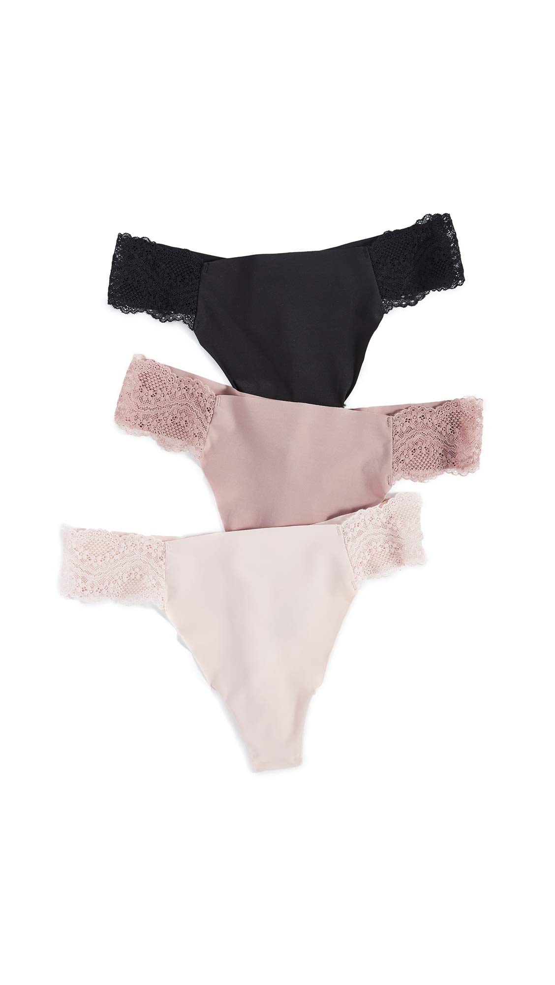 b temptd Womens B Bare Thong Panty 3 Pack