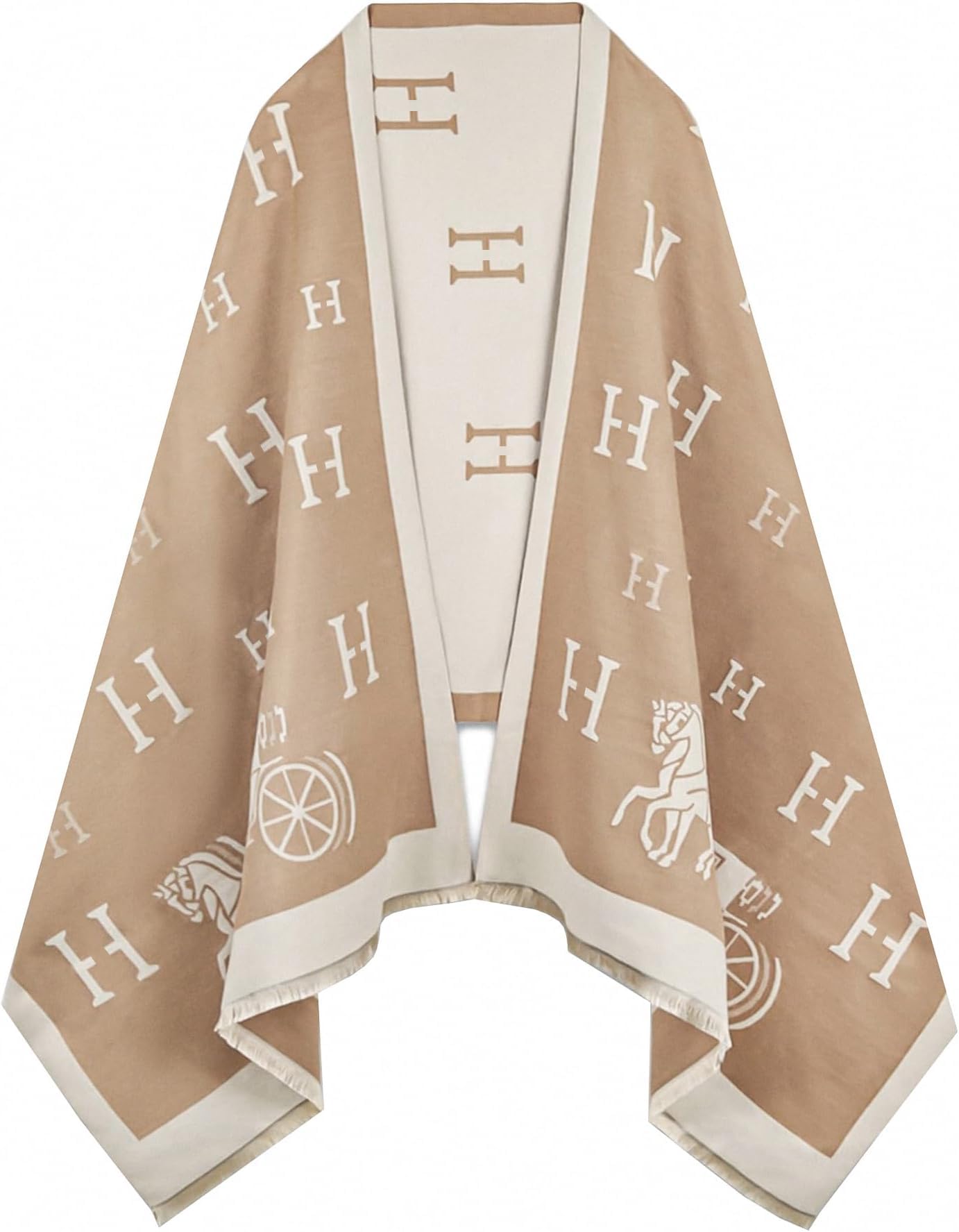 Women's Reversible Pashmina Shawl Wrap for Women Big Scarf Holiday Gifts