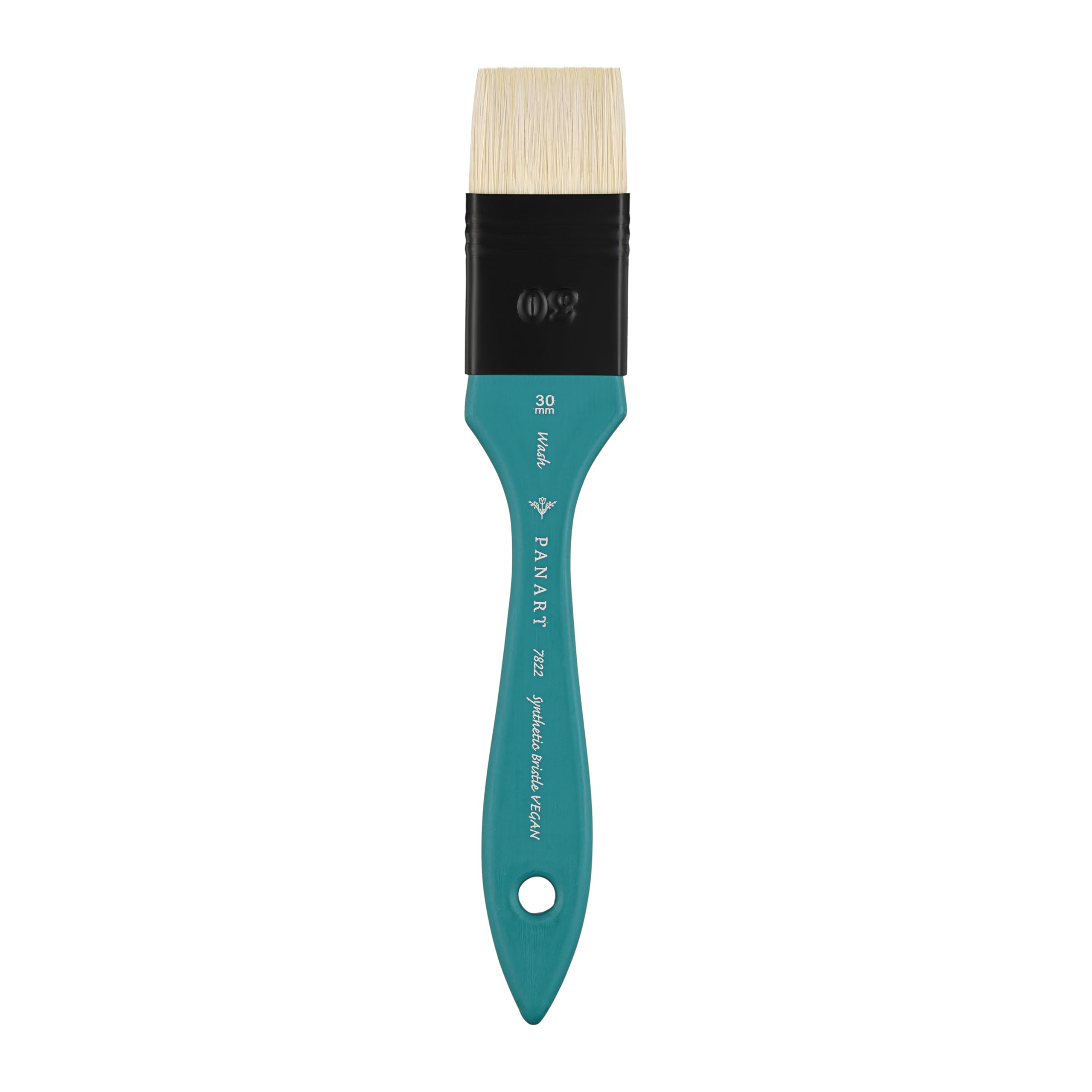 Pan Art Synthetic Wash Brush No.30 for Oil Painting 1 Piece, Blue, Nr. 30