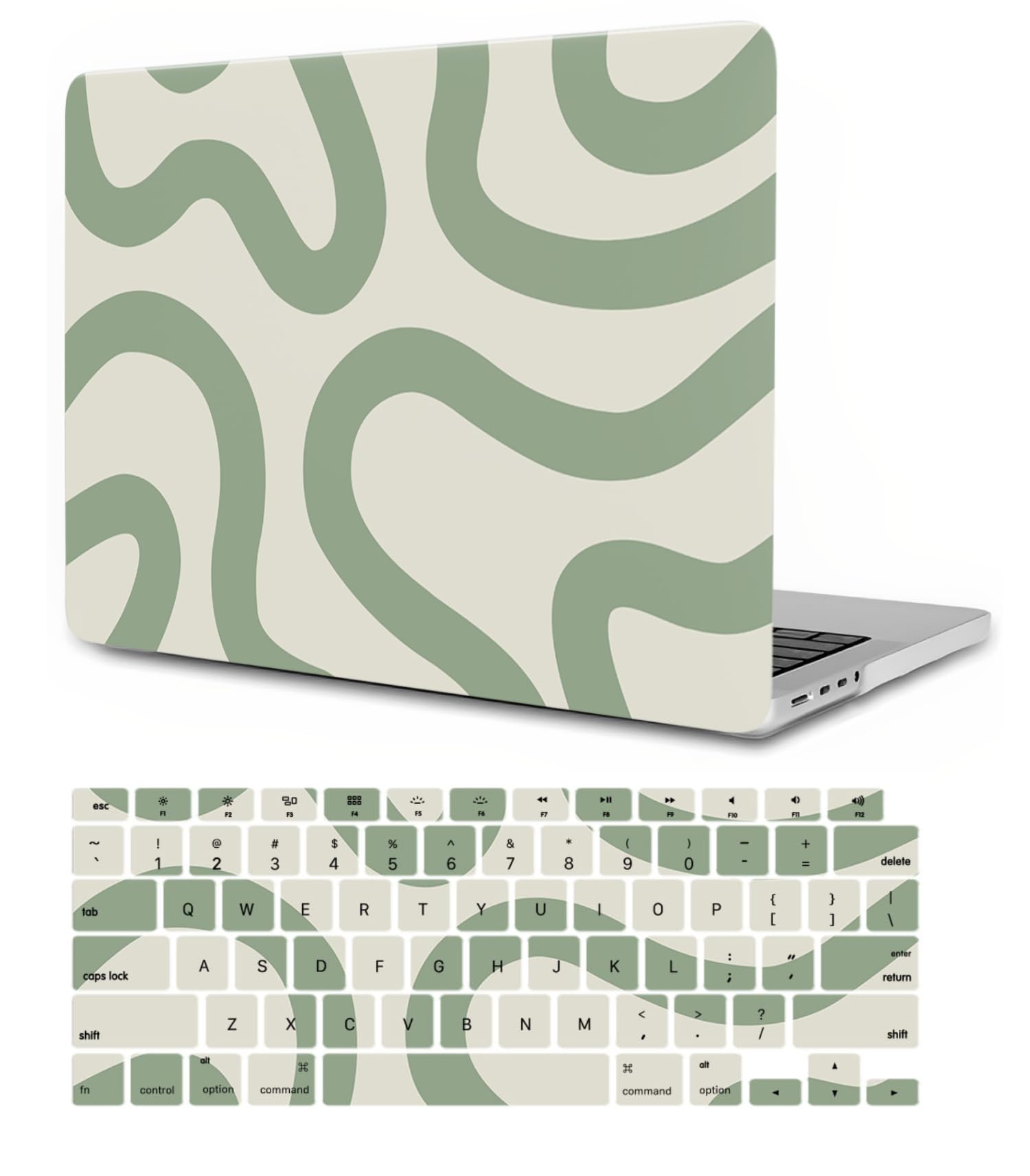 Hard Case Compatible with MacBook Air 13 inch 2020 2019 2018 Release M1 A2337 A2179 A1932, Plastic Hard Shell Protective Laptop Cover and Keyboard