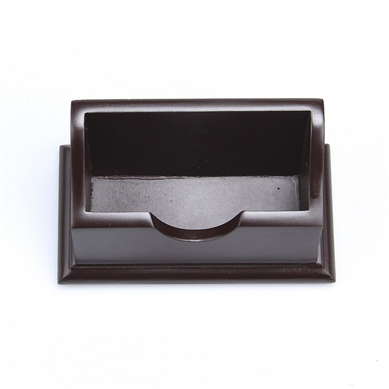 Wcxozerty Brown Business Card Holder 2Pcs Business Cards Holders, Office Card Display Stand For Office Home