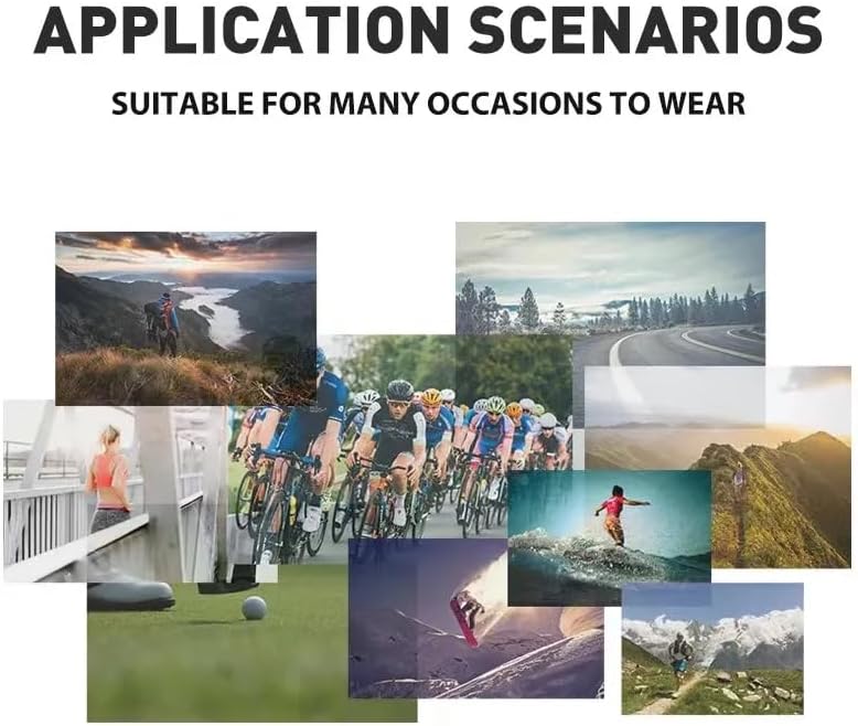 Wraparound UV400 Baseball Cycling Sports Sunglasses for Men Women Driving Riding Lightweight Mirrored Stylish Goggles - Image 8