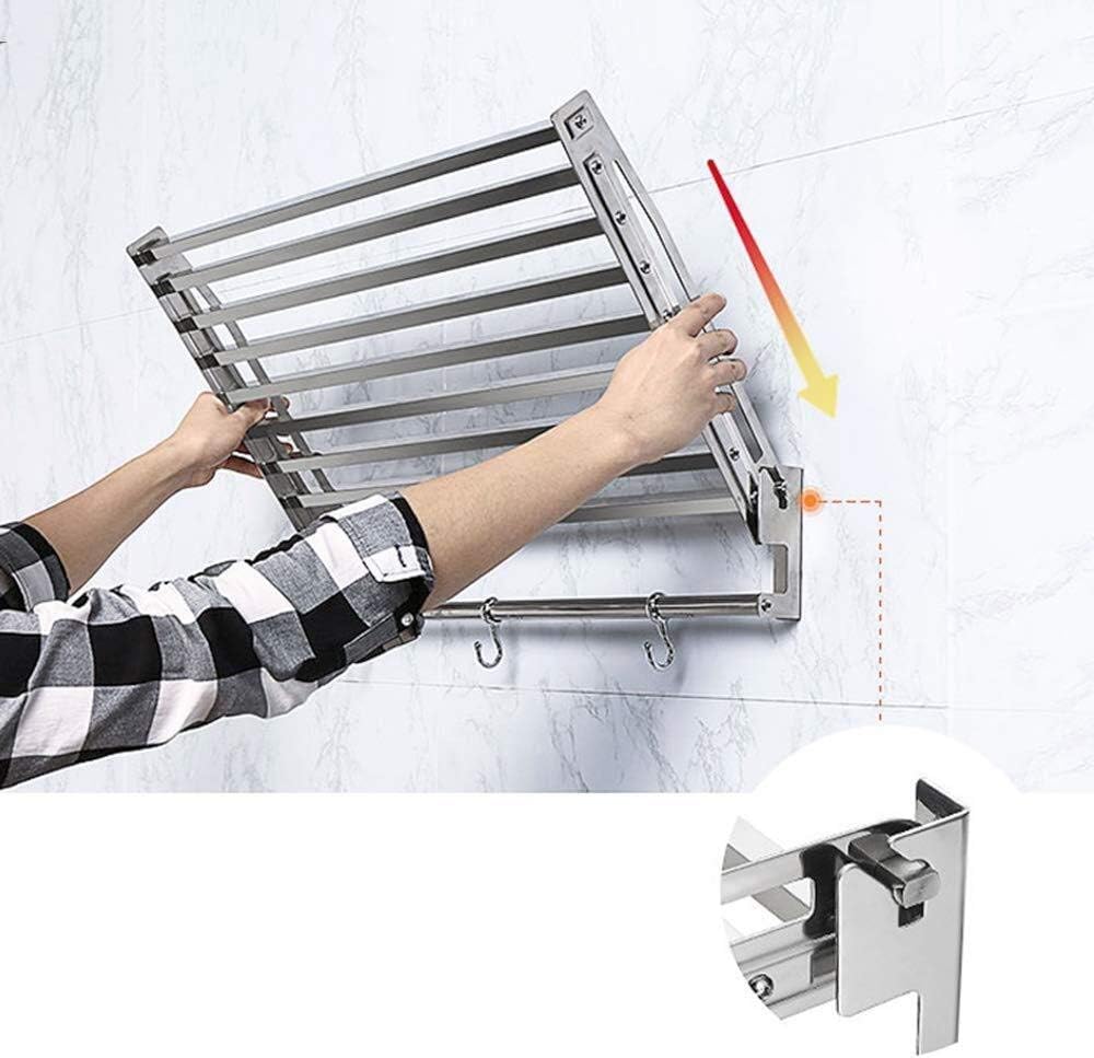 Kitchen Bathroom Shelf,Kitchen Racks Shelf Seasoning Utensils Rack Spice Rack, Hanging Knife Tool Rack Cutlery Basket Spoon Chopstick Holder Wall Mounted Towel Bar,Length 80cm,29cm Wide