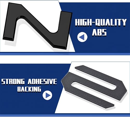 Vista 52 de Letras de inserciones para portón trasero compatibles con Santa Cruz 2022 2023 2024 2025 3D elevado y fuerte adhesivos letras adhesivas para emblema