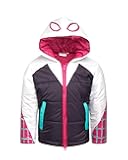 Boys' Puffer Jacket - Spiderman, Miles, and Spider Gwen Quilted Zip Up Insulated Hooded Winter Jacket for Boys (2T-7)