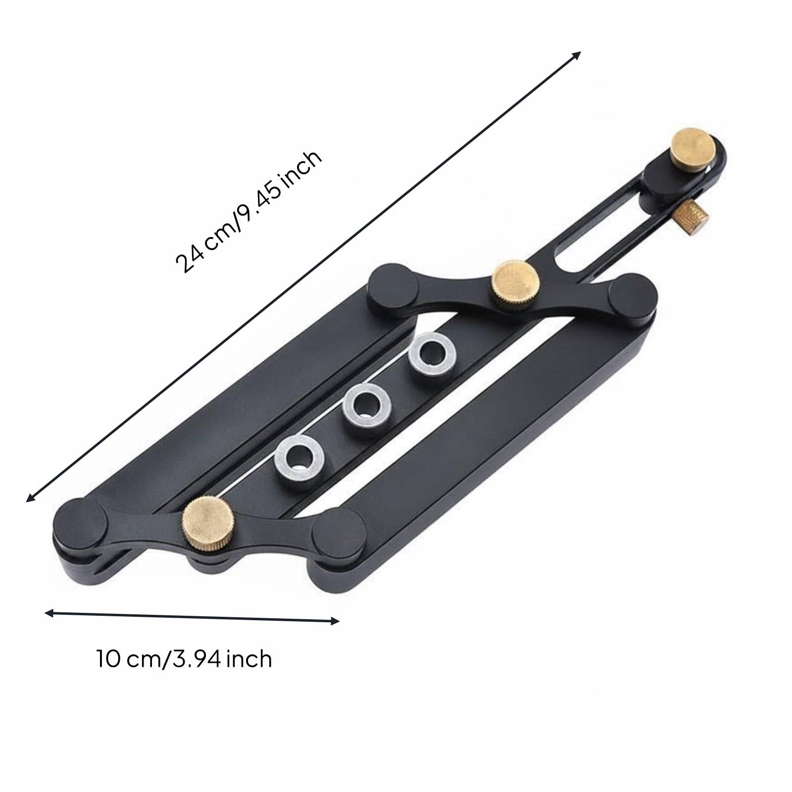 Dima di Foratura Guida per Tasselli Localizzatore di Fori Strumento di Allineamento Accessorio per Utensili Corpo in, Corpo Principale + Punte Da Trapano