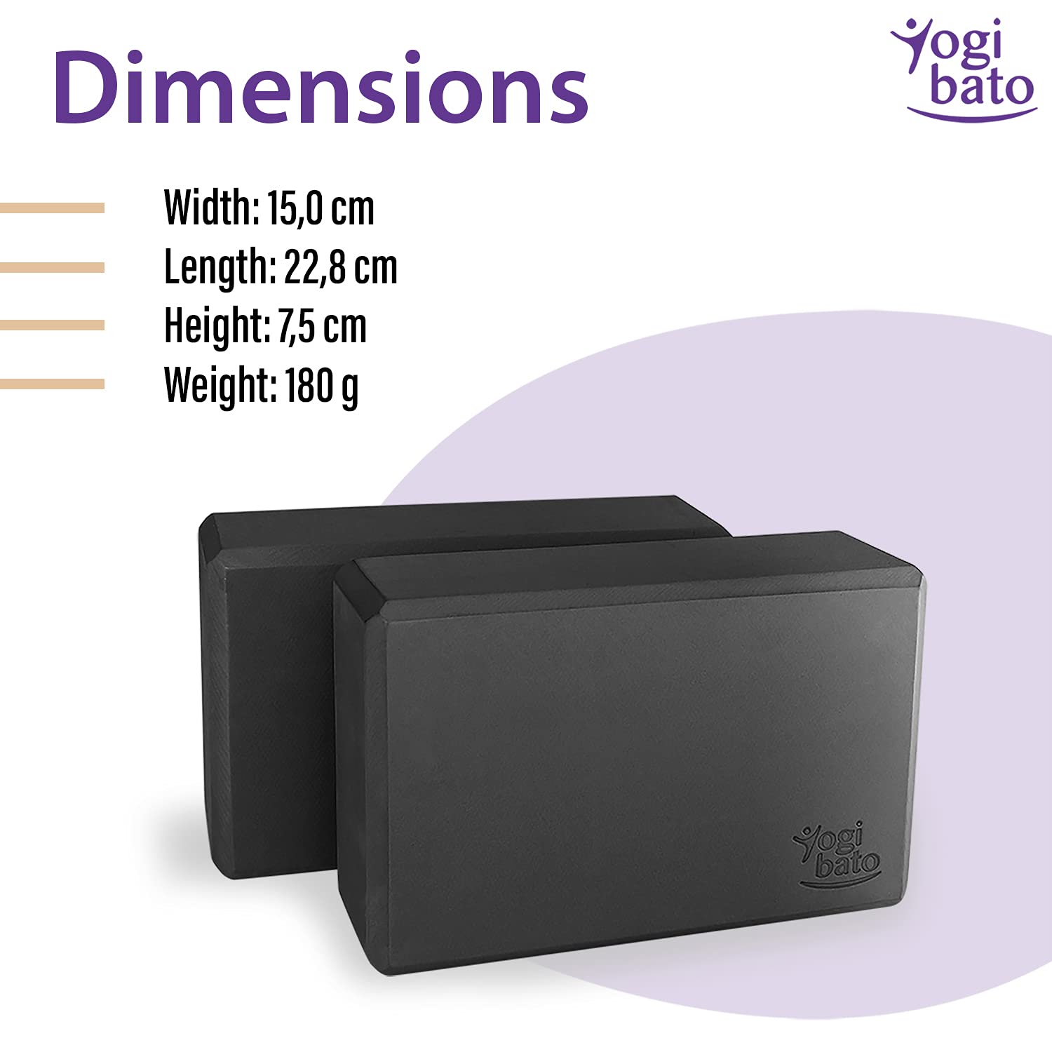 Tumintu Yogablok en yogariemenset, zacht EVA-schuim, antislip Tumintu Yogablok en yogariemenset, zacht EVA-schuim, antislip