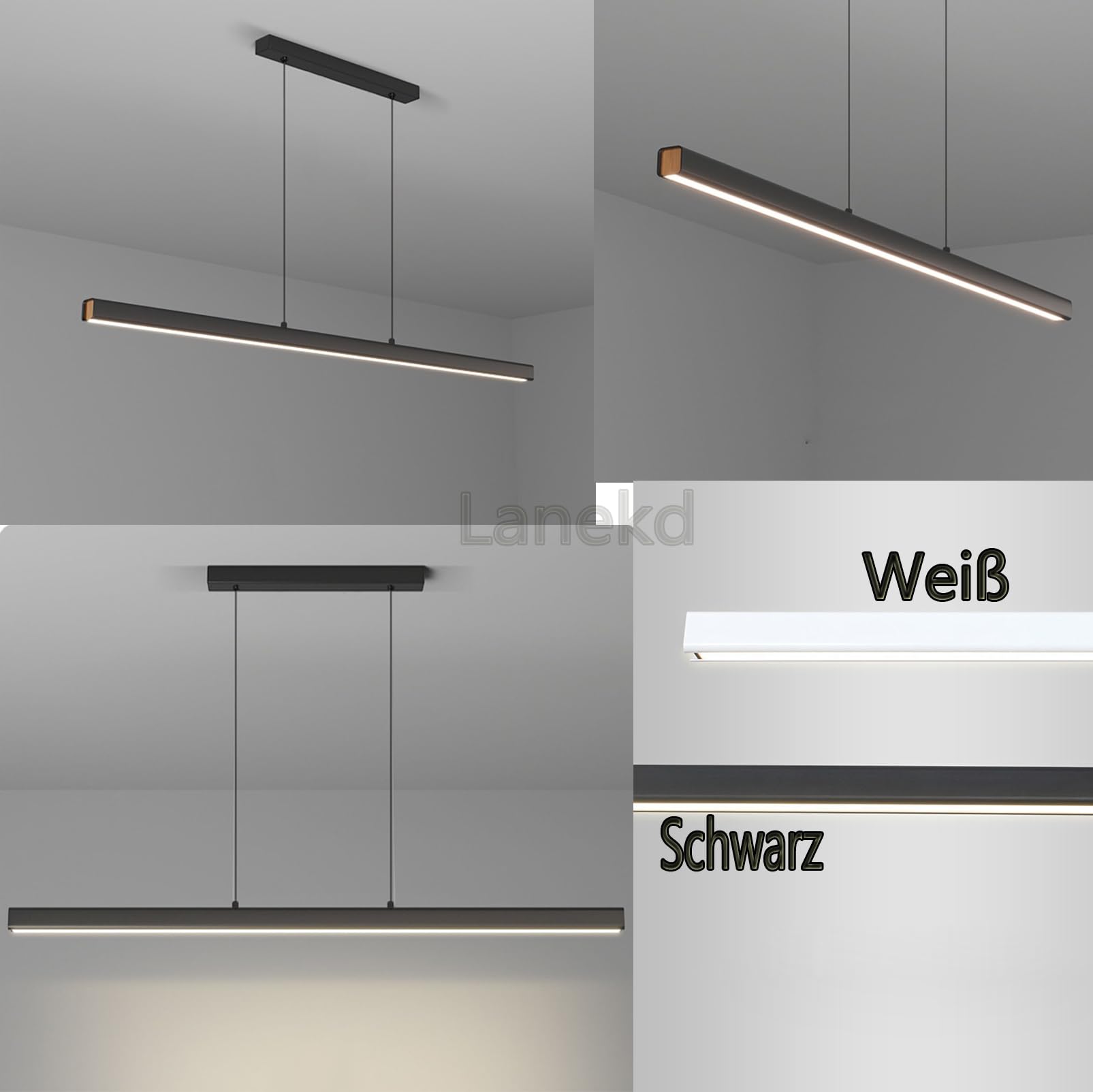 Hanglamp eettafel zwart of goud | Convexum – De Lampfabriek